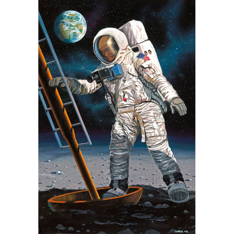 03702 REVELL Űrhajós a holdon ( Apollo 11 ) 1:8