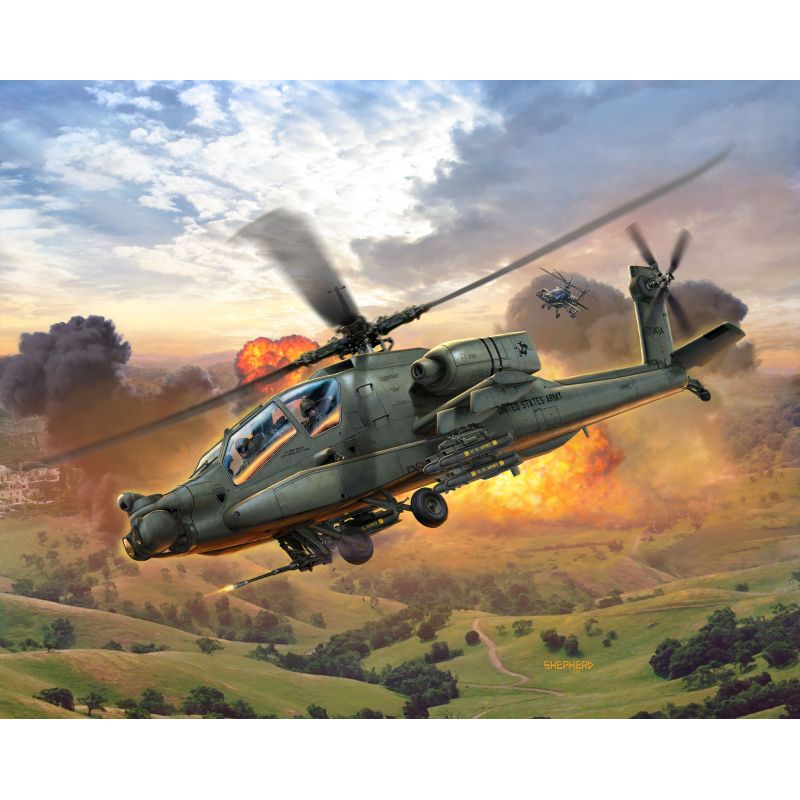Revell 64985 Model Set AH-64A Apache