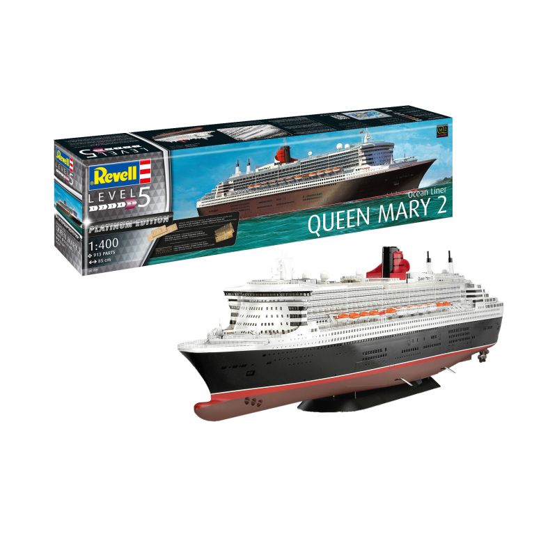 Revell 05199 Queen Mary 2 PLATINUM Edition