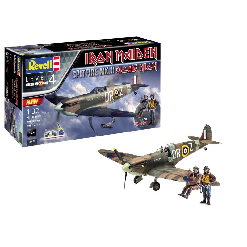 Revell 05688 Gift Set Spitfire Mk.II Aces High  Iron Maiden