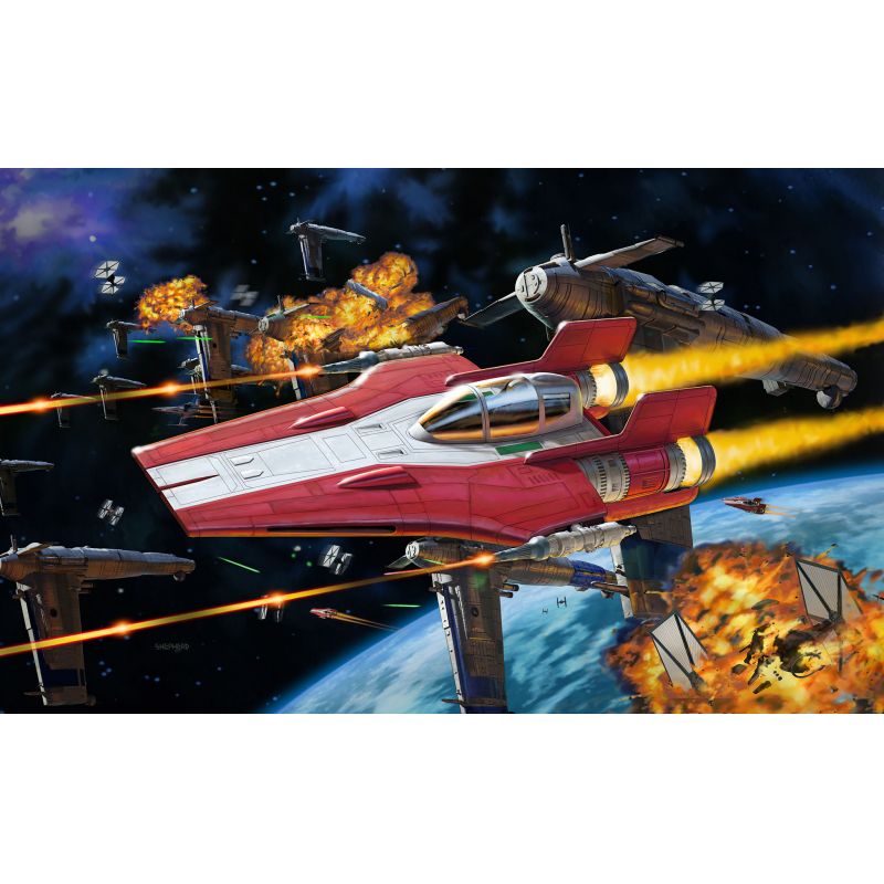 Revell 06770 SW Resistance A-wing Fighter red 1:44