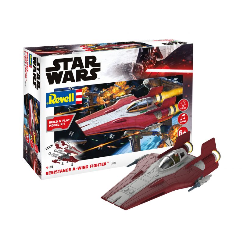 Revell 06770 SW Resistance A-wing Fighter red 1:44