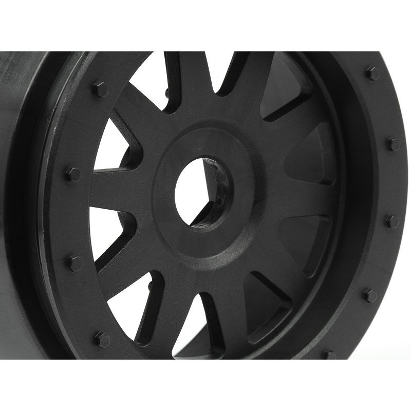 HPI 106896 Tr-10 Glue-Lock Wheel Black (120X60Mm/2db)