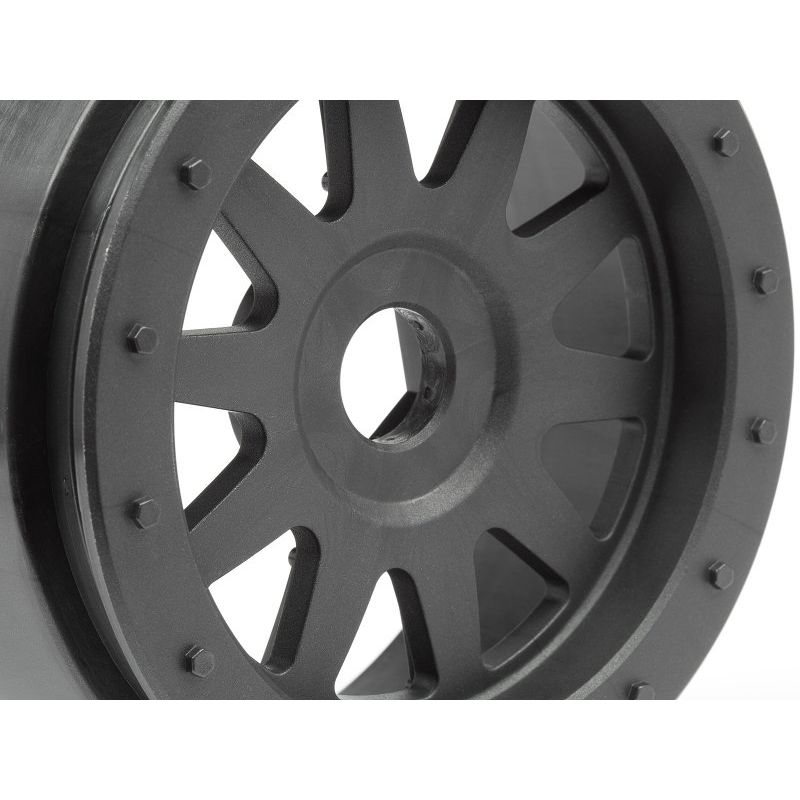 HPI 108323 Tr-10 Glue-Lock Wheel Gunmetal (120X60Mm/2db)
