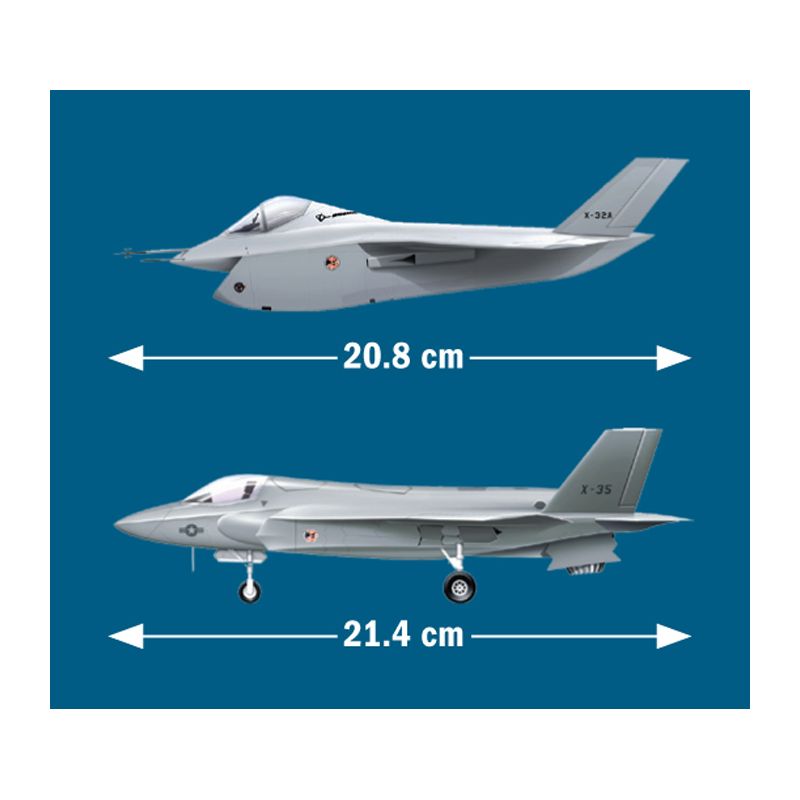 1419S ITALERI 1:72 X-32A és X-35B repülők