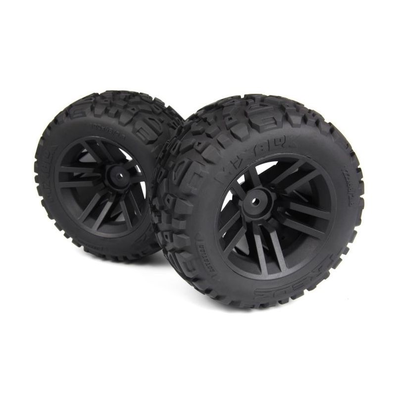 Mounted MixBlok Tire on XT Wheel (Black/2pcs)