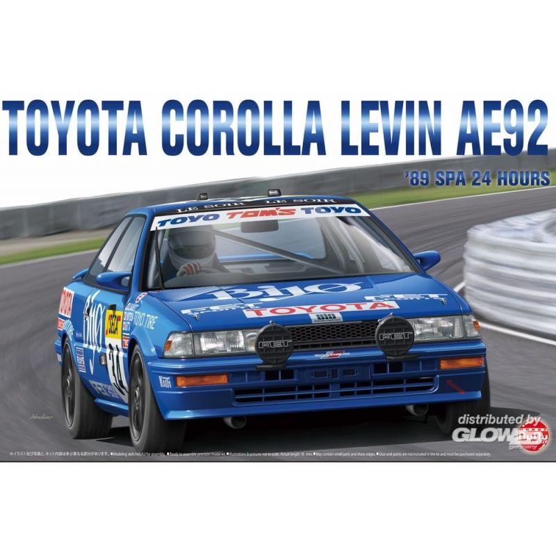 NuNu 24016 Toyota Corolla Levin AE92 89 SPA 24 Hours
