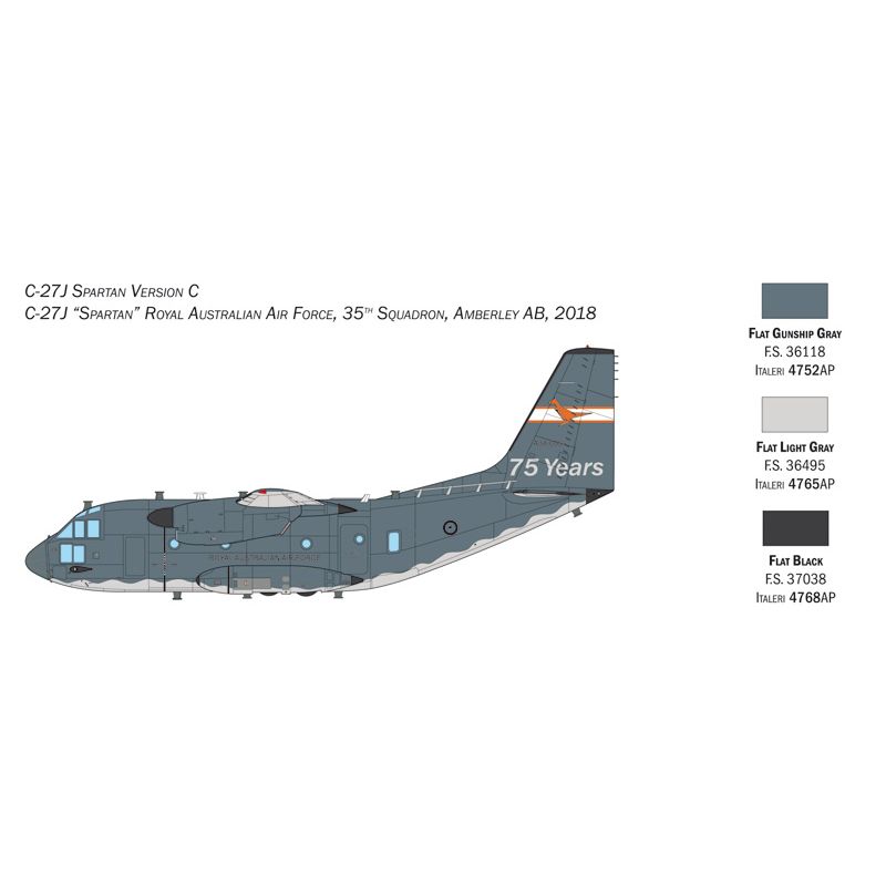 Italeri 1450s C-27A Spartan / G.222