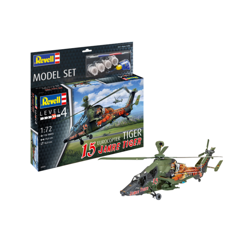 Revell 63839 Model Set Eurocopter Tiger - 15 Years Tiger epoche 5