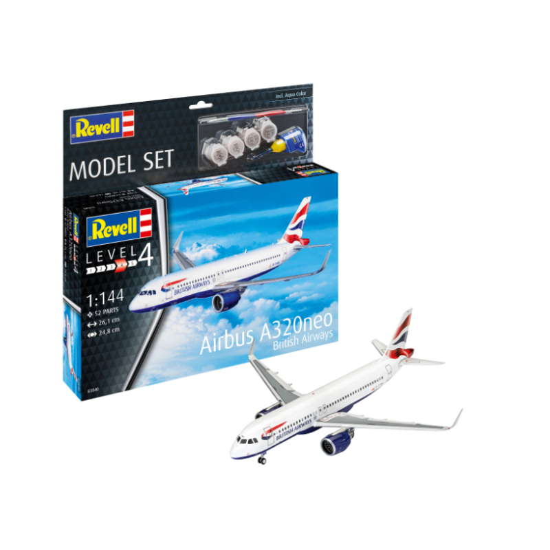 Revell 63840 Model Set Airbus A320 neo British Airways  epoche 6