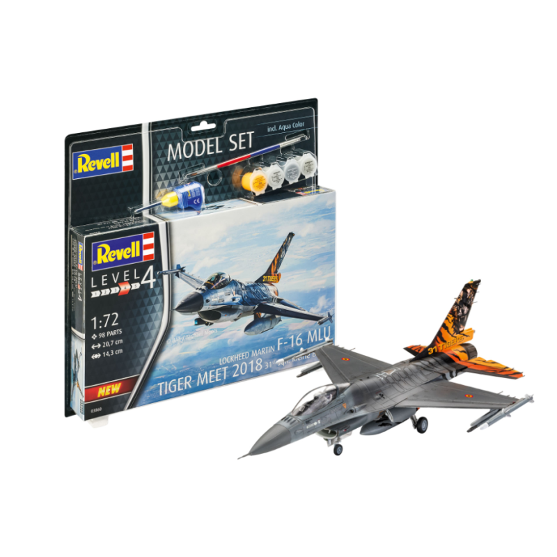 Revell 63860 Model Set F-16 Mlu 31 Sqn. Kleine Brogel epoche 6