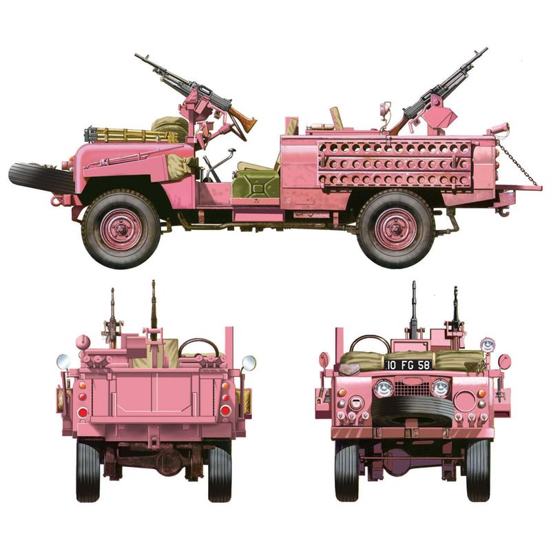 ITALERI 6501 S.A.S. RECON VEHICLE PINK PANT