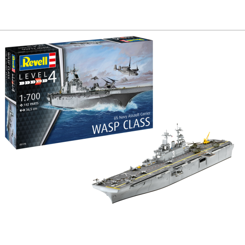 Revell 65178 Model Set US Navy Assault Carrier WASP Class