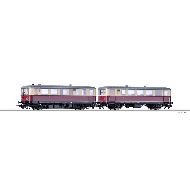 Tillig 70053 Triebwagen CvT 135 mit Beiwagen CPostV-36 der DRG, Ep. II