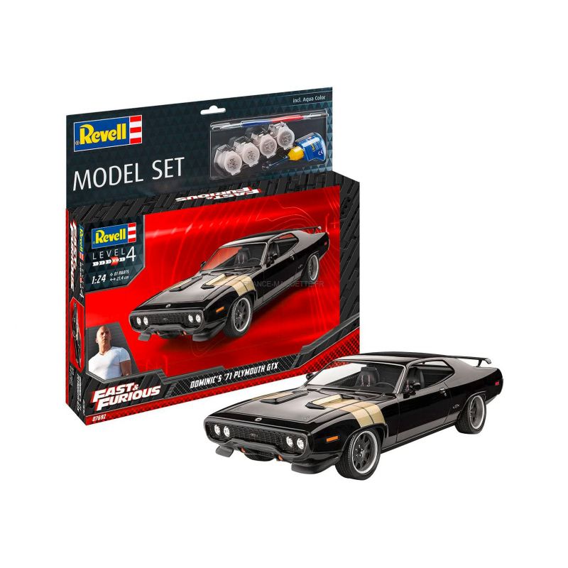 Revell 67692 Halálos Iramban - Dominic Toretto 1971 Plymouth GTX makett szett