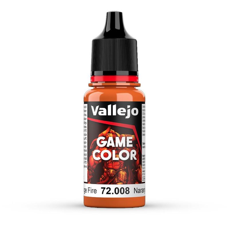 Vallejo 72008 Feuerorange, 17 ml