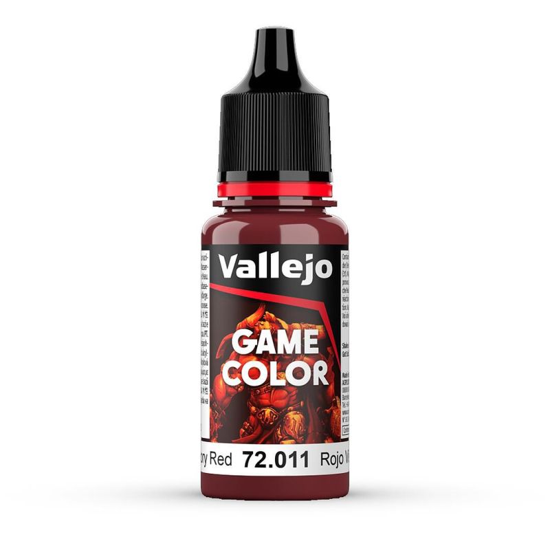 Vallejo 72011 Blutiges Rot, 17 ml