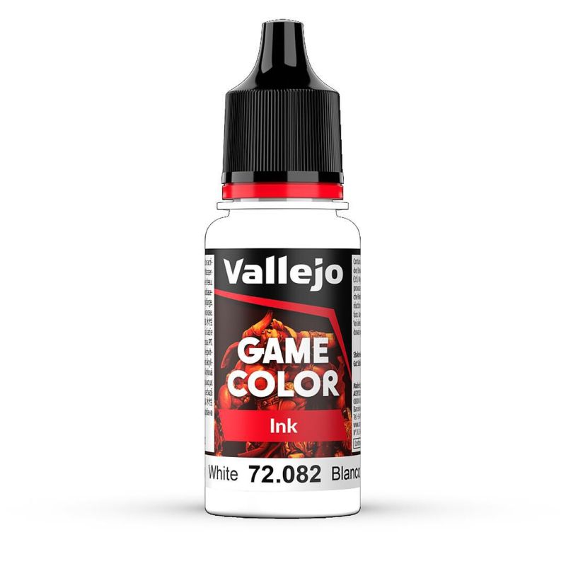 Vallejo 72082 Weiße Tinte, 18 ml