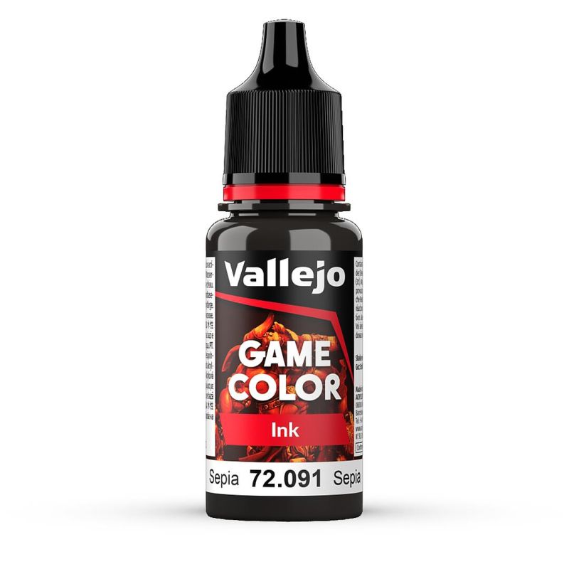 Vallejo 72091 Sepia-Tinte, 17 ml