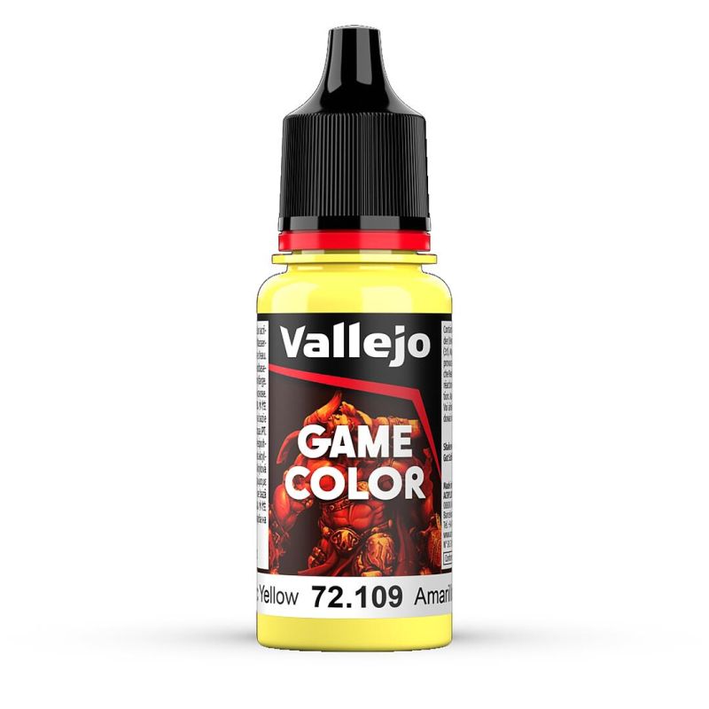 Vallejo 72109 Giftiges Gelb, 18 ml