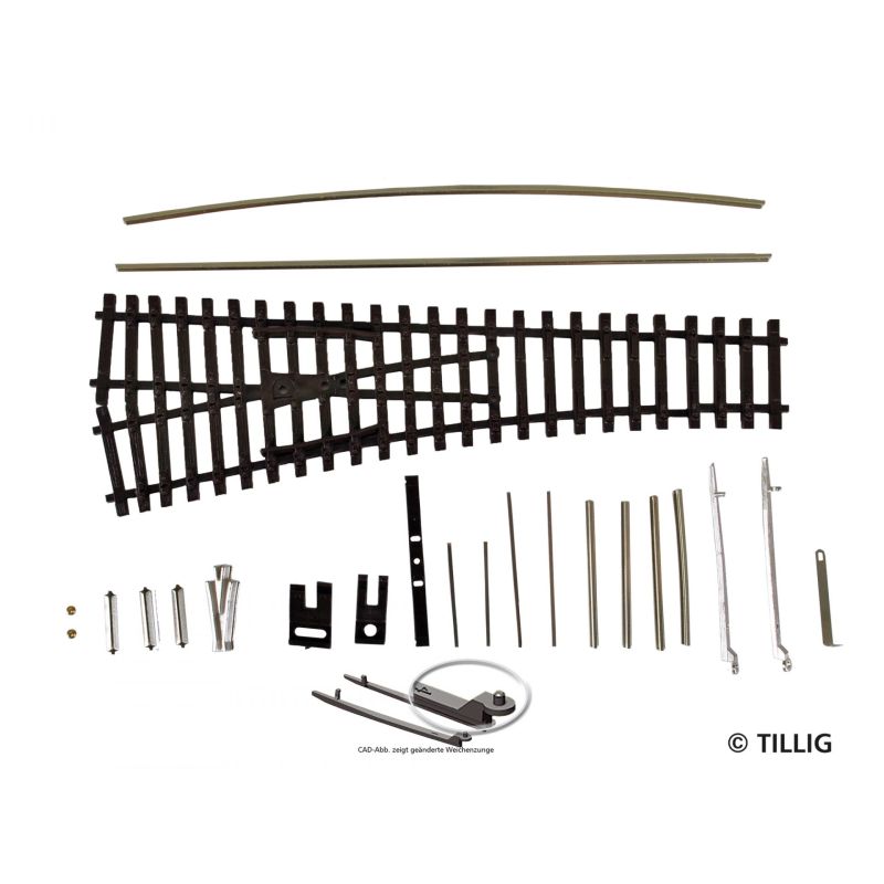 Tillig 83434 EW1 Bausatz links 15°