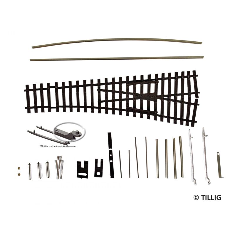 Tillig 83435 EW1 Bausatz rechts 15°