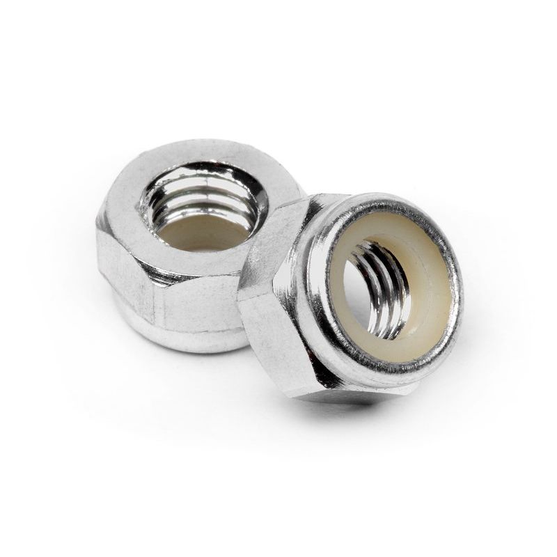 HPI 95862 Aluminum Lock Nut M5 (Silver/10db)