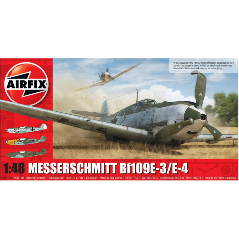 Airfix 05120B Messerschmitt Me109E-4/E-1 1:48 (A05120B)