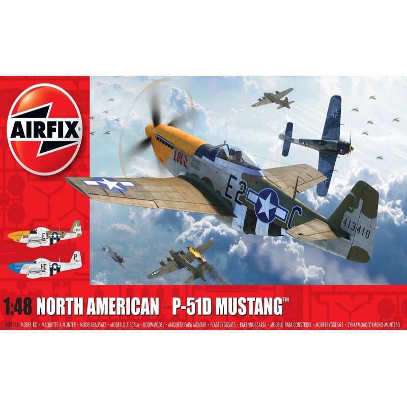 Airfix 05138 North American P51-D Mustang (Filletless Tails) (A05138)