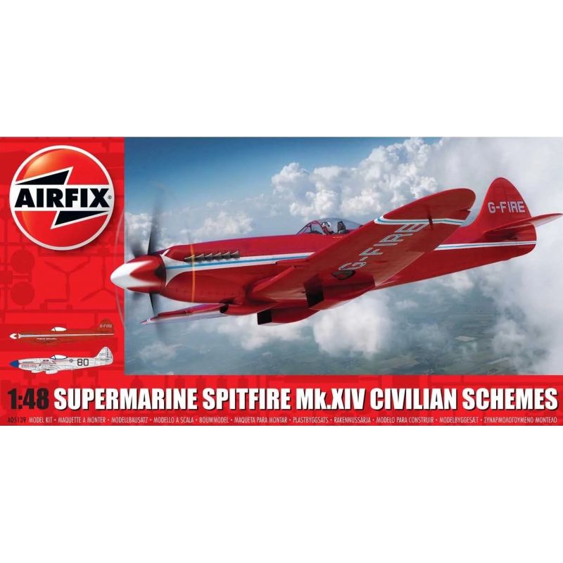 Airfix 05139 Supermarine Spitfire MkXIV Civilian Schemes (A05139)