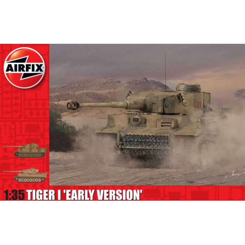 Airfix 1357 Tiger 1, Early Production Version (A1357)