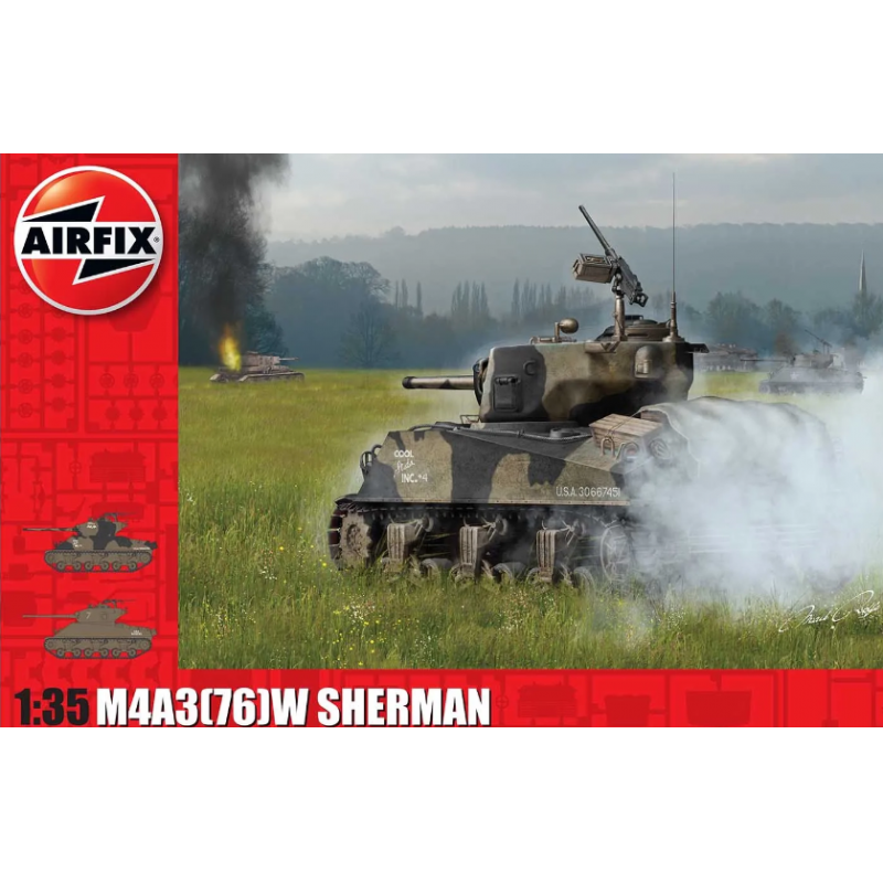 Airfix 1365 M4A3(76)W Battle of the Bulge (A1365)