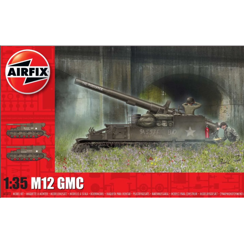 Airfix 1372 M12 GMC (A1372)