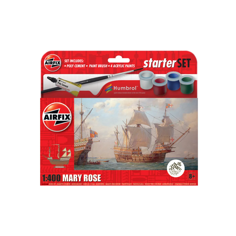 Airfix 55114A Small Starter Set NEW Mary Rose (A55114A)