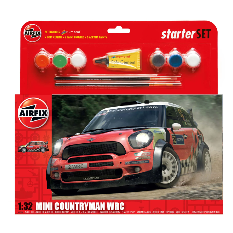 Airfix 55304 Hanging Gift Set MINI Countryman WRC (A55304)