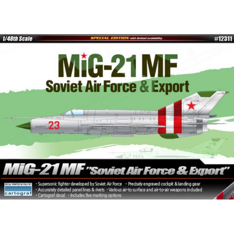 Academy 12311 Mig-21MF repülőmakett
