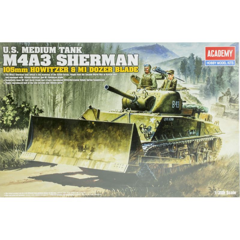 M4A3 105mm Sherman w/Dozer Blade