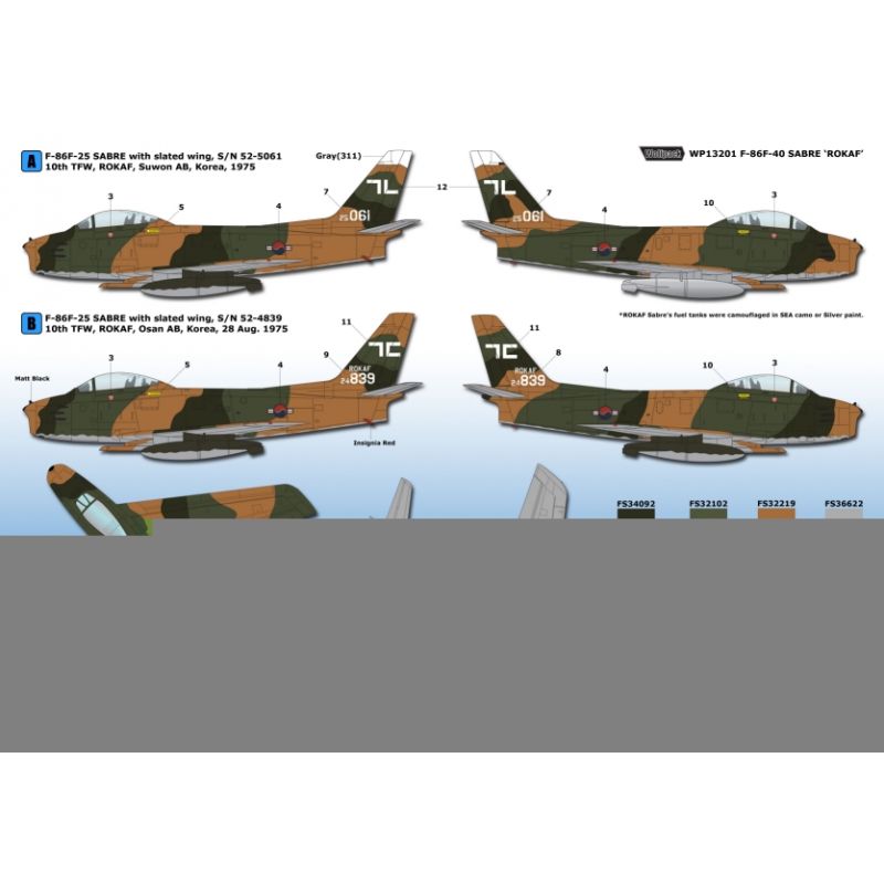 F-86F-40 Sabre Rokaf