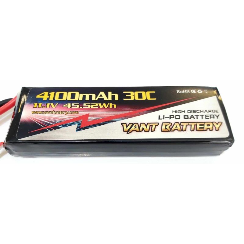 Akku LiPo 11,1v 4100mAh 30C - DEAN (T) - puhatokos