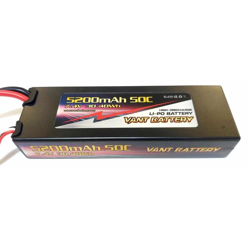 Akku LiPo 5200 mAh 7.4V 50C - XT60 csati