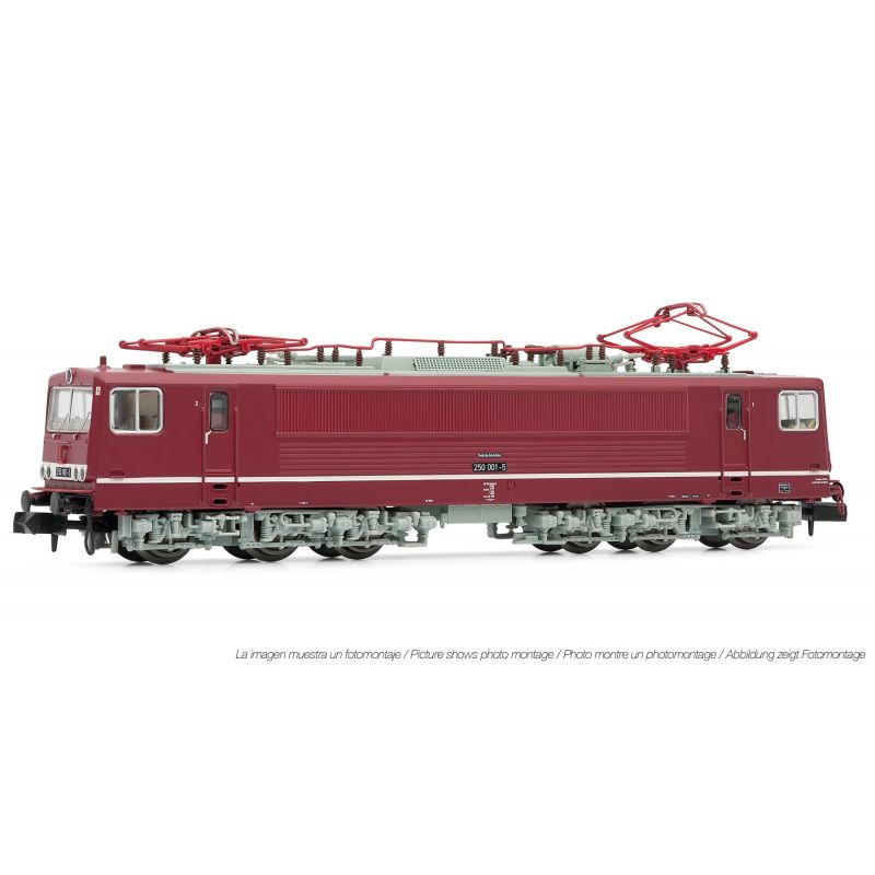 Arnold HN2283 Villanymozdony BR 250 001, DR, Ep IV, livery red with small white stripe