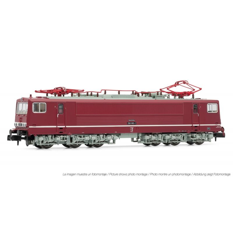 Arnold HN2284 Villanymozdony BR 155 003, DBAG, Ep V, livery red with small white stripe