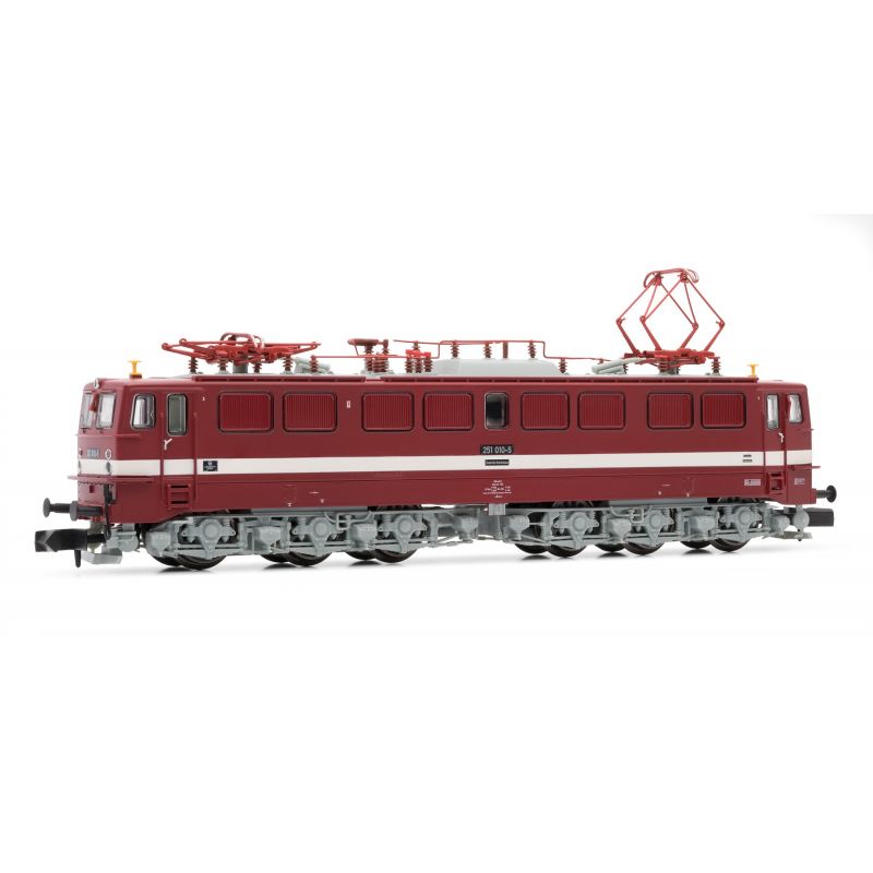 Arnold HN2285 Villanymozdony BR 251, DR Ep IV, livery red with wide stripe (251 010)