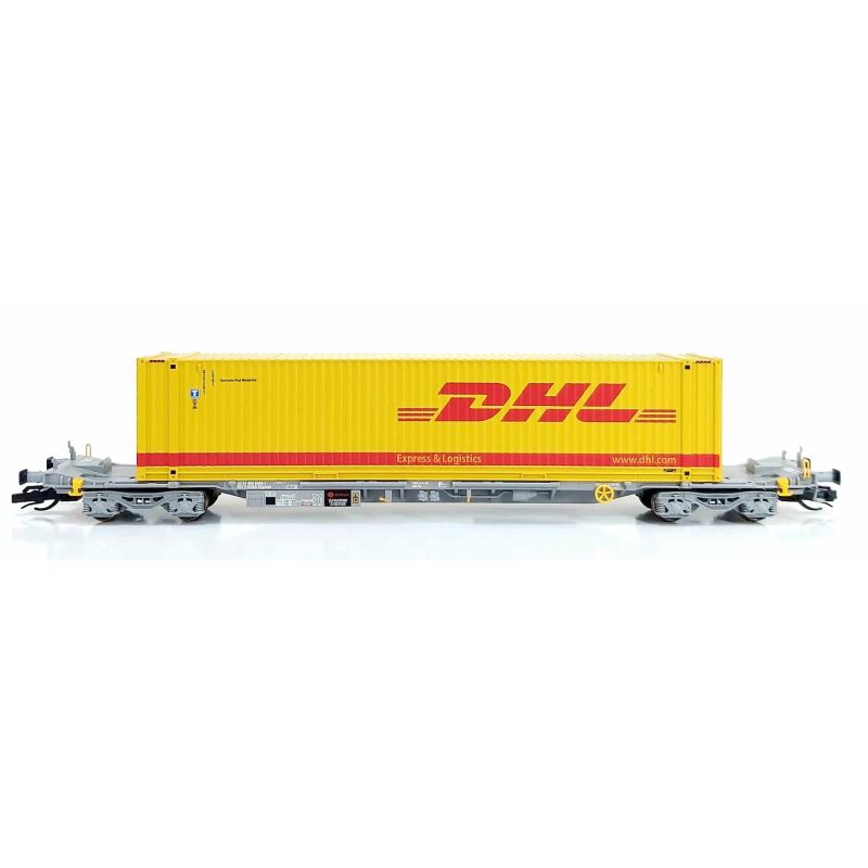 ARNOLD HN9737 Konténerszállító vagon, Sffgmss IFA, DHL konténerrel, ERMEWA VI