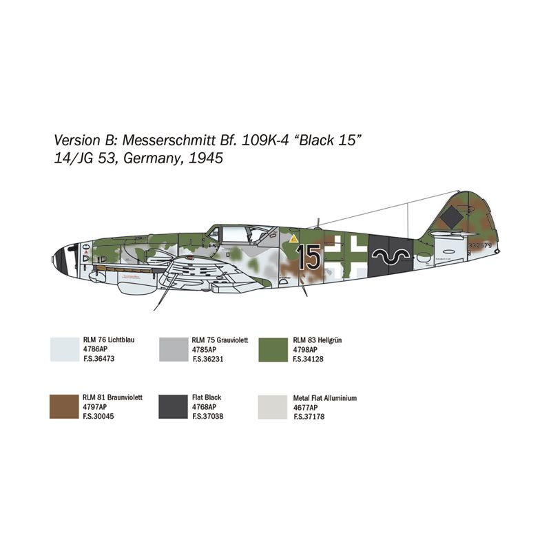Italeri 2805 Bf 109 K-4