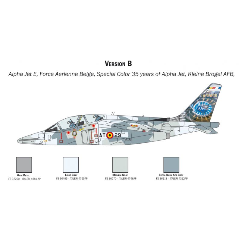 2796S ITALERI Alpha Jet A/E 1:48