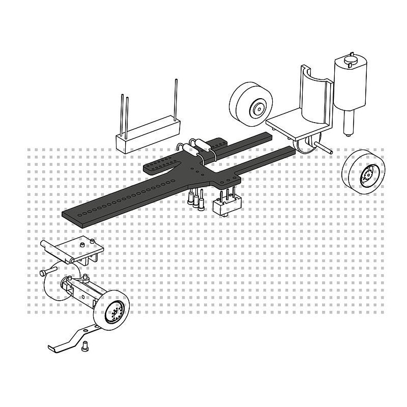 Faller 163703 Car System Chassis-Kit