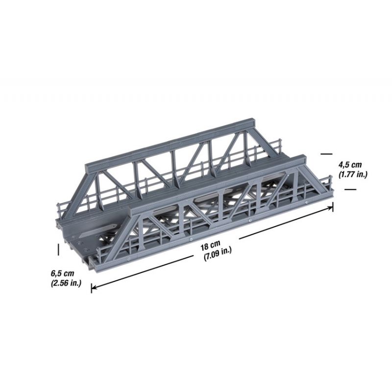 Noch 21330 Rácsszerkezetes vasúti híd, 180 mm