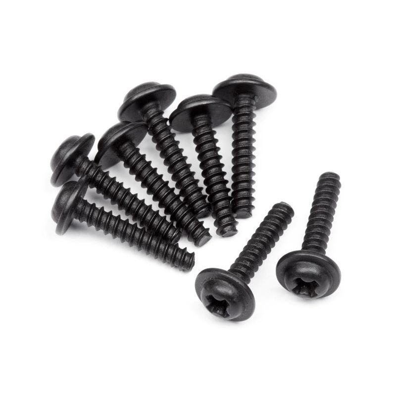 HPI 111298 TP. FLANGED SCREW M3X15MM 8PCS