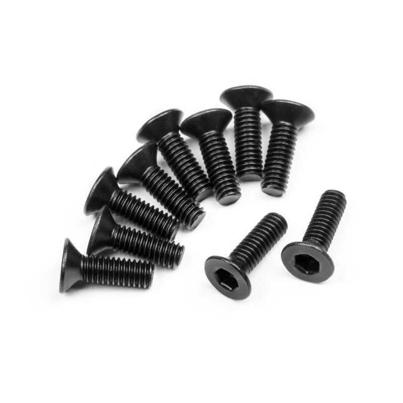 HPI 113719 Flat Head Screw M2.5X8mm (Hex Socket/10db)